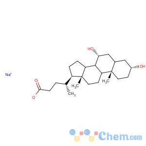 CAS No:2646-38-0 Cholan-24-oic acid,3,7-dihydroxy-, monosodium salt, (3a,5b,7a)-