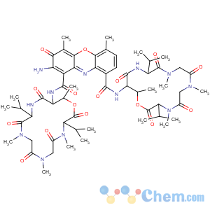 CAS No:2646-41-5 Actinomycin II(6CI,7CI,8CI,9CI)