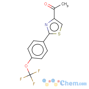 CAS No:265126-59-8 Ethanone,1-[2-[4-(trifluoromethoxy)phenyl]-4-thiazolyl]-
