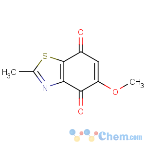 CAS No:265312-60-5 5-methoxy-2-methyl-1,3-benzothiazole-4,7-dione