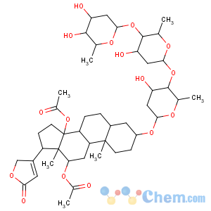 CAS No:26572-96-3 Card-20(22)-enolide,3-[(O-3,4-di-O-acetyl-2,6-dideoxy-b-D-ribo-hexopyranosyl-(1®