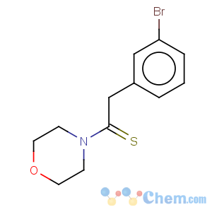 CAS No:26580-58-5 Ethanethione,2-(3-bromophenyl)-1-(4-morpholinyl)-