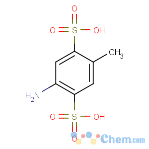 CAS No:26585-57-9 2-amino-5-methylbenzene-1,4-disulfonic acid