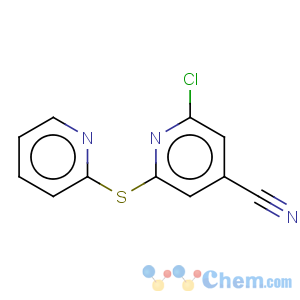 CAS No:266337-47-7 4-Pyridinecarbonitrile,2-chloro-6-(2-pyridinylthio)-