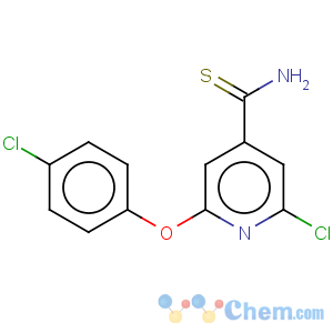 CAS No:266362-89-4 4-Pyridinecarbothioamide,2-chloro-6-(4-chlorophenoxy)-