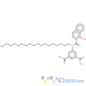 CAS No:26639-29-2 1,3-Benzenedicarboxylicacid, 5-[[(1-hydroxy-2-naphthalenyl)carbonyl]octadecylamino]-