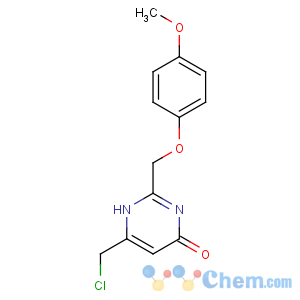 CAS No:266679-47-4 6-(chloromethyl)-2-[(4-methoxyphenoxy)methyl]-1H-pyrimidin-4-one