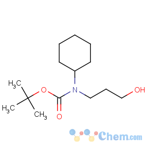 CAS No:266690-55-5 tert-butyl N-cyclohexyl-N-(3-hydroxypropyl)carbamate