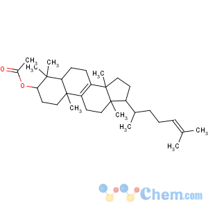 CAS No:2671-68-3 Lanosta-8,24-dien-3-ol,3-acetate, (3b)-