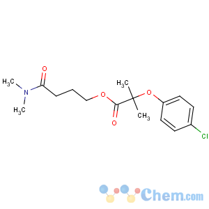 CAS No:26717-47-5 [4-(dimethylamino)-4-oxobutyl] 2-(4-chlorophenoxy)-2-methylpropanoate