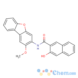 CAS No:2672-81-3 2-Naphthalenecarboxamide,3-hydroxy-N-(2-methoxy-3-dibenzofuranyl)-