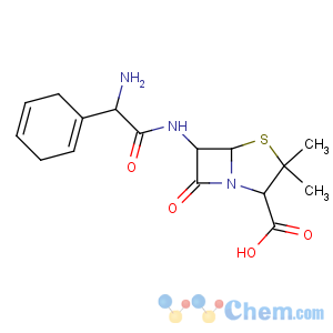 CAS No:26774-90-3 (2S,5R,6R)-6-[[(2R)-2-amino-2-cyclohexa-1,4-dien-1-ylacetyl]amino]-3,<br />3-dimethyl-7-oxo-4-thia-1-azabicyclo[3.2.0]heptane-2-carboxylic acid