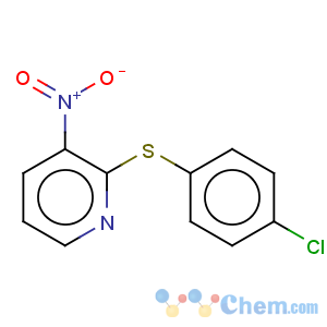 CAS No:26820-31-5 Pyridine,2-[(4-chlorophenyl)thio]-3-nitro-