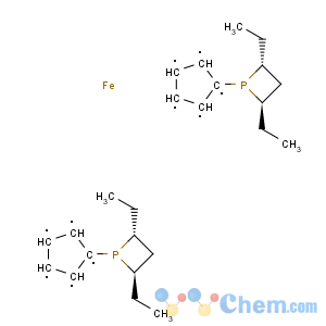 CAS No:268220-91-3 Ferrocene,1,1'-bis[(2R,4R)-2,4-diethyl-1-phosphetanyl]-, stereoisomer (9CI)