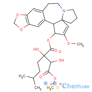 CAS No:26833-86-3 Cephalotaxine,3-[4-methyl (2R,3S)-2,3-dihydroxy-2-(3-methylbutyl)butanedioate]