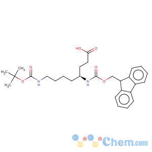 CAS No:268542-17-2 Octanoic acid,8-[[(1,1-dimethylethoxy)carbonyl]amino]-4-[[(9H-fluoren-9-ylmethoxy)carbonyl]amino]-,(4S)-