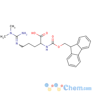 CAS No:268564-10-9 (2S)-5-[[amino(dimethylamino)methylidene]amino]-2-(9H-fluoren-9-<br />ylmethoxycarbonylamino)pentanoic acid