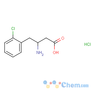 CAS No:268734-28-7 (3R)-3-amino-4-(2-chlorophenyl)butanoic acid