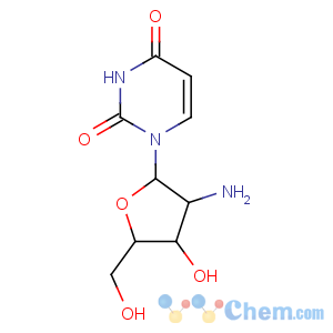 CAS No:26889-39-4 1-[(2R,3R,4S,<br />5R)-3-amino-4-hydroxy-5-(hydroxymethyl)oxolan-2-yl]pyrimidine-2,4-dione