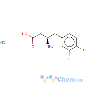 CAS No:269396-58-9 Benzenebutanoic acid, b-amino-3,4-difluoro-, (bR)-