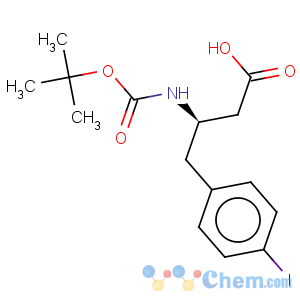 CAS No:269396-71-6 Benzenebutanoic acid, b-[[(1,1-dimethylethoxy)carbonyl]amino]-4-iodo-,(bR)-