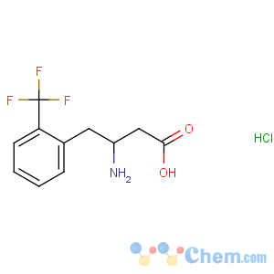 CAS No:269396-76-1 (3R)-3-amino-4-[2-(trifluoromethyl)phenyl]butanoic acid