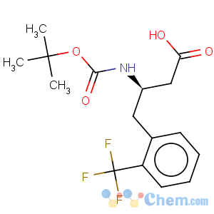 CAS No:269396-77-2 Benzenebutanoic acid, b-[[(1,1-dimethylethoxy)carbonyl]amino]-2-(trifluoromethyl)-,(bR)-