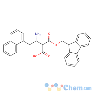 CAS No:269398-89-2 (2R)-3-amino-2-(9H-fluoren-9-ylmethoxycarbonyl)-4-naphthalen-1-<br />ylbutanoic acid