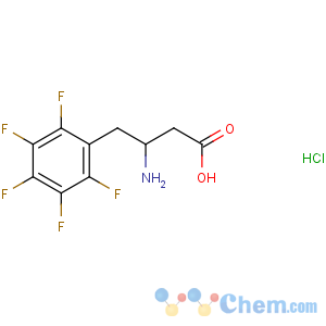 CAS No:269398-92-7 3-amino-4-(2,3,4,5,6-pentafluorophenyl)butanoic acid