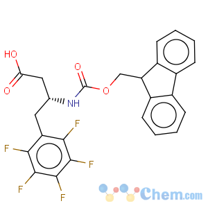 CAS No:269398-94-9 Benzenebutanoic acid, b-[[(9H-fluoren-9-ylmethoxy)carbonyl]amino]-2,3,4,5,6-pentafluoro-,(bR)-