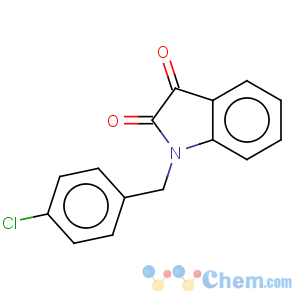 CAS No:26960-66-7 1H-Indole-2,3-dione,1-[(4-chlorophenyl)methyl]-