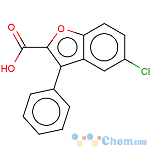 CAS No:26965-47-9 2-Benzofurancarboxylicacid, 5-chloro-3-phenyl-