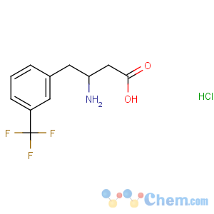 CAS No:269726-73-0 (3R)-3-amino-4-[3-(trifluoromethyl)phenyl]butanoic acid