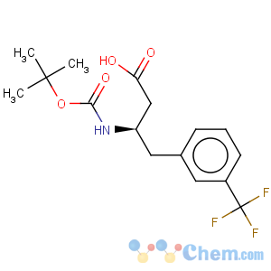CAS No:269726-74-1 Benzenebutanoic acid, b-[[(1,1-dimethylethoxy)carbonyl]amino]-3-(trifluoromethyl)-,(bR)-