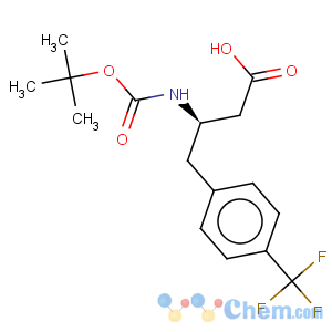CAS No:269726-77-4 Benzenebutanoic acid, b-[[(1,1-dimethylethoxy)carbonyl]amino]-4-(trifluoromethyl)-,(bR)-