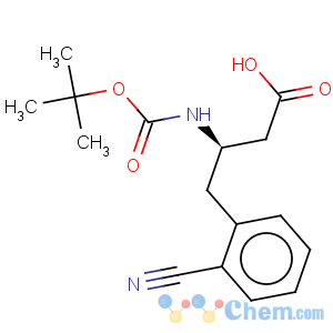 CAS No:269726-80-9 Benzenebutanoicacid, 2-cyano-b-[[(1,1-dimethylethoxy)carbonyl]amino]-,(bR)-