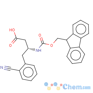 CAS No:269726-81-0 Benzenebutanoic acid, 2-cyano-b-[[(9H-fluoren-9-ylmethoxy)carbonyl]amino]-,(bR)-