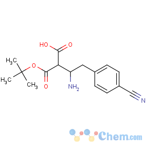 CAS No:269726-86-5 (2R)-3-amino-4-(4-cyanophenyl)-2-[(2-methylpropan-2-yl)oxycarbonyl]<br />butanoic acid