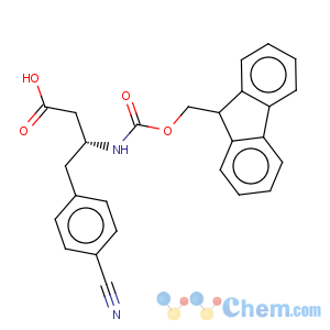 CAS No:269726-87-6 Benzenebutanoicacid, 4-cyano-b-[[(9H-fluoren-9-ylmethoxy)carbonyl]amino]-, (bR)-