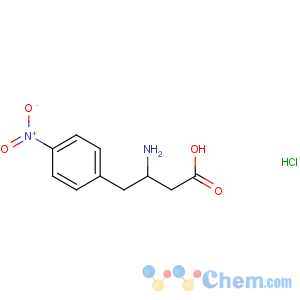 CAS No:270062-87-8 (3S)-3-amino-4-(4-nitrophenyl)butanoic acid