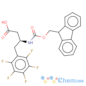 CAS No:270063-43-9 Benzenebutanoic acid, b-[[(9H-fluoren-9-ylmethoxy)carbonyl]amino]-2,3,4,5,6-pentafluoro-,(bS)-