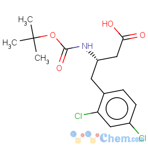 CAS No:270063-48-4 Benzenebutanoic acid,2,4-dichloro-b-[[(1,1-dimethylethoxy)carbonyl]amino]-,(bS)-