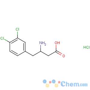 CAS No:270063-50-8 (3S)-3-amino-4-(3,4-dichlorophenyl)butanoic acid