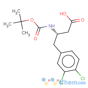 CAS No:270063-51-9 Benzenebutanoic acid,3,4-dichloro-b-[[(1,1-dimethylethoxy)carbonyl]amino]-,(bS)-