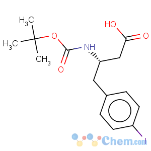 CAS No:270065-71-9 Benzenebutanoic acid, b-[[(1,1-dimethylethoxy)carbonyl]amino]-4-iodo-,(bS)-