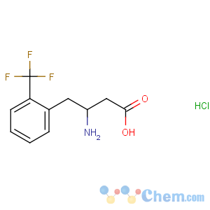 CAS No:270065-73-1 (3S)-3-amino-4-[2-(trifluoromethyl)phenyl]butanoic acid