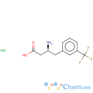 CAS No:270065-76-4 Benzenebutanoic acid, b-amino-3-(trifluoromethyl)-, (bS)-