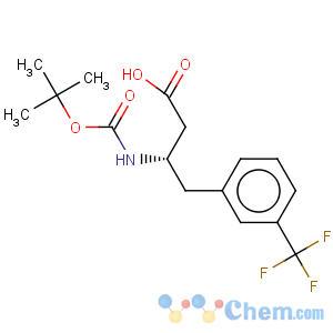 CAS No:270065-77-5 Benzenebutanoic acid, b-[[(1,1-dimethylethoxy)carbonyl]amino]-3-(trifluoromethyl)-,(bS)-
