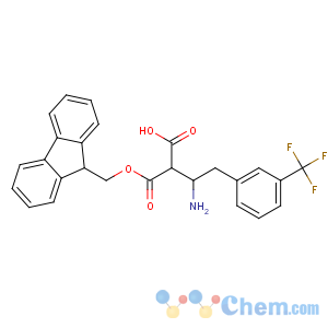 CAS No:270065-78-6 (2S)-3-amino-2-(9H-fluoren-9-ylmethoxycarbonyl)-4-[3-(trifluoromethyl)<br />phenyl]butanoic acid