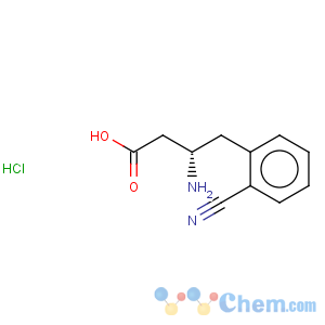 CAS No:270065-82-2 Benzenebutanoic acid, b-amino-2-cyano-, (bS)-